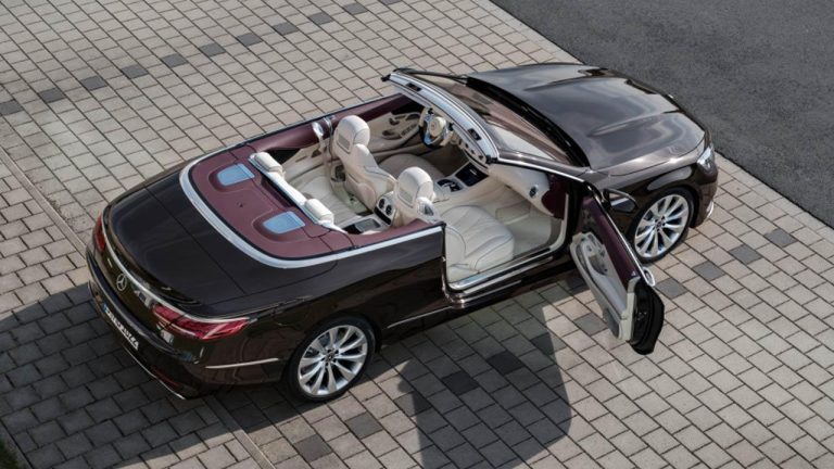 Mercedes-Benz S-Klasse Cabrio - mit offenem Verdeck